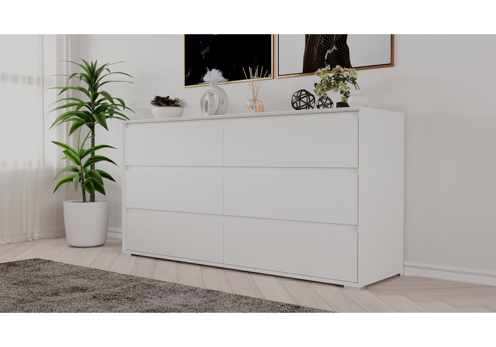 Комод Aleksa RG-06 (Белый премиум) фабрика Рэйгрупп в Минске Комод Aleksa RG-06 (Белый премиум) фабрика Рэйгрупп