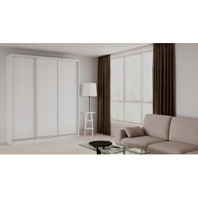 ШКАФ-КУПЕ ELGON BBX 06 (Белый премиум/Хром)  фабрика Рэйгрупп