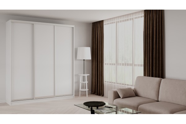 ШКАФ-КУПЕ ELGON BBX 06 (Белый премиум/Хром)  фабрика Рэйгрупп