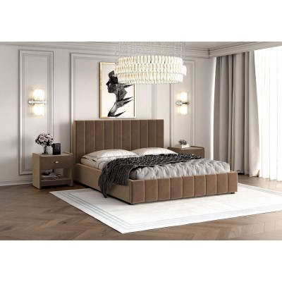  Кровать  Нельсон Вертикаль с подъёмным механизмом 160х200 (вариант 3) фабрика Браво Мебель