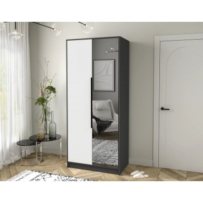 Шкаф комбинированный Концепт  КТ-Ш2(З) (Антрацит/Белый) фабрика Интерлиния  