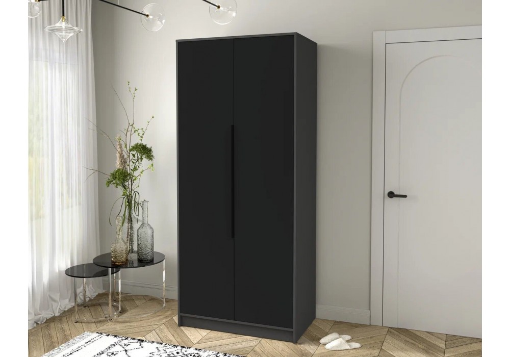 Шкаф комбинированный Концепт КТ-Ш2 (Антрацит/Черный) фабрика Интерлиния в Минске Шкаф комбинированный Концепт КТ-Ш2 (Антрацит/Черный) фабрика Интерлиния