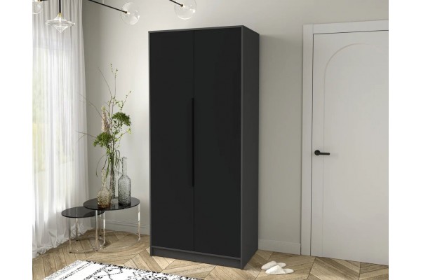 Шкаф комбинированный Концепт  КТ-Ш2 (Антрацит/Черный) фабрика Интерлиния