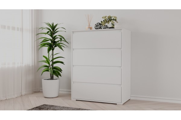 Комод Aleksa RG-04  (Белый премиум)  фабрика Рэйгрупп
