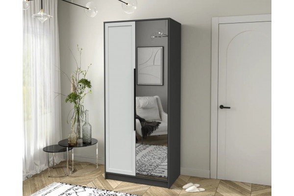 Шкаф комбинированный Концепт Тренд КТ-Ш2(З) (Антрацит/Грей) фабрика Интерлиния