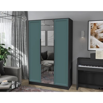 Шкаф комбинированный Концепт Тренд КТ-Ш3(З) (Антрацит/Верде) фабрика Интерлиния  