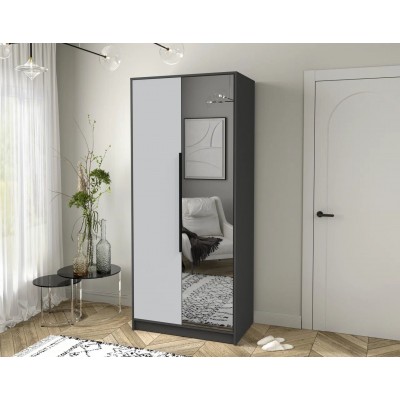 Шкаф комбинированный Концепт  КТ-Ш2(З) (Антрацит/Серый) фабрика Интерлиния  