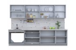 Готовая кухня Тренд Soft-touch 3,0Б (Океан/ Океан) фабрика Интерлиния