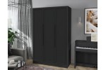 Шкаф комбинированный Концепт Тренд КТ-Ш3 (Антрацит/Черный) фабрика Интерлиния