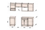 Готовая кухня Тренд Soft-touch 2,2В (Пепел/Пепел) фабрика Интерлиния