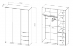 Шкаф SV-МЕБЕЛЬ ШК 22 К (СЕЙФ) Белый EW