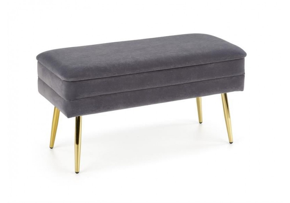 Скамья HALMAR VELVA (серый/золотой) в Минске Скамья HALMAR VELVA (серый/золотой)