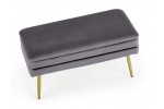 Скамья HALMAR VELVA (серый/золотой) в Минске Скамья HALMAR VELVA (серый/золотой)