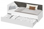 Кровать выкатная NN-Мебель Токио (белый текстурный) в Минске Кровать выкатная NN-Мебель Токио (белый текстурный)
