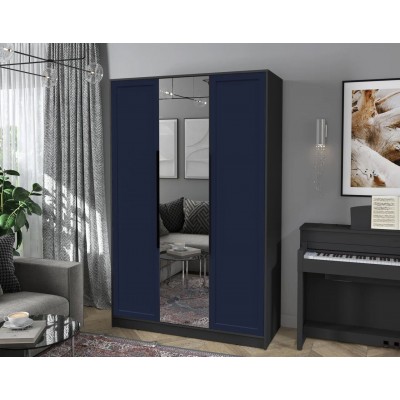 Шкаф комбинированный Концепт Тренд КТ-Ш3(З) (Антрацит/Индиго) фабрика Интерлиния  