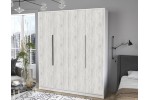 Шкаф комбинированный Концепт КТ-Ш4  (Белый/Дуб белый) фабрика Интерлиния