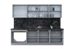 Готовая кухня Тренд Soft-touch 2,7А (Пепел/ Пепел) фабрика Интерлиния