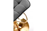 Стул барный HALMAR H120 темно-серый/золотой в Минске Стул барный HALMAR H120 темно-серый/золотой