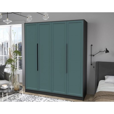 Шкаф комбинированный Концепт Тренд КТ-Ш4 (Антрацит/Верде) фабрика Интерлиния  