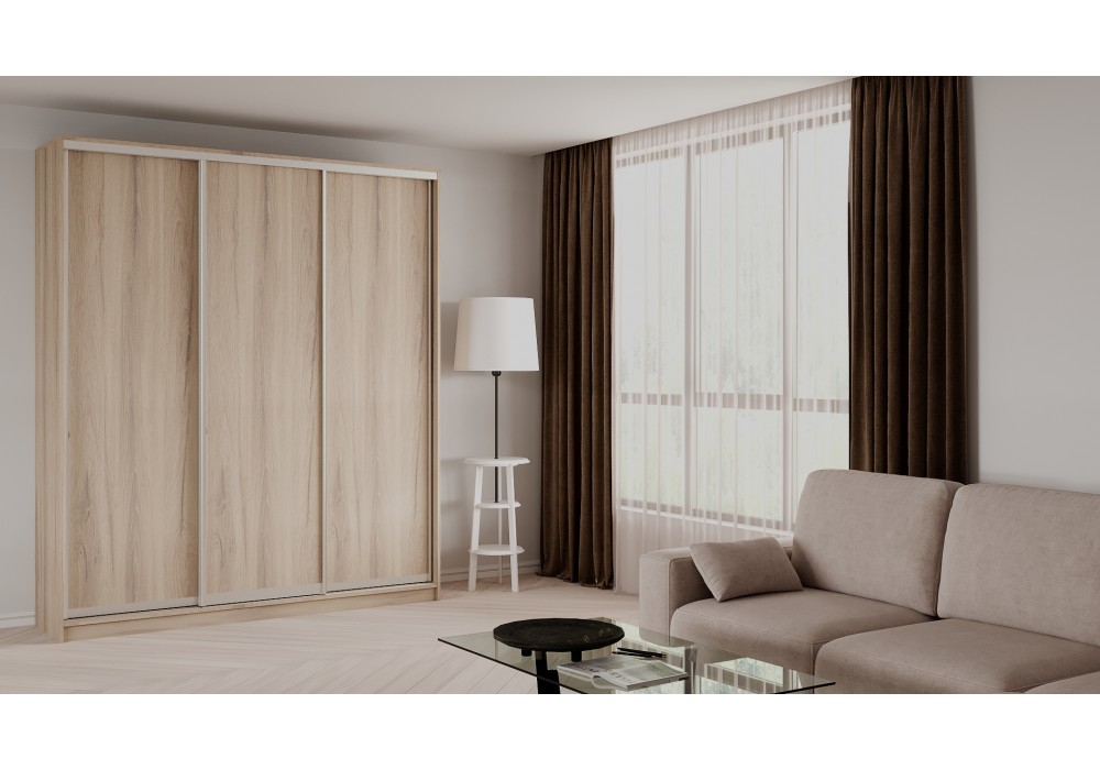 ШКАФ-КУПЕ ELGON EEX 06 (Дуб элисон/Хром) фабрика Рэйгрупп в Минске ШКАФ-КУПЕ ELGON EEX 06 (Дуб элисон/Хром) фабрика Рэйгрупп