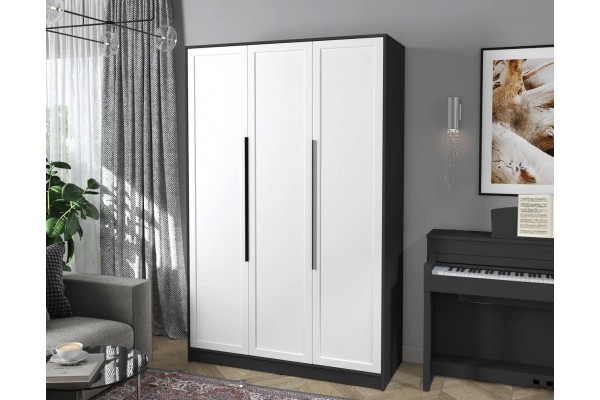 Шкаф комбинированный Концепт Тренд КТ-Ш3 (Антрацит/Белый) фабрика Интерлиния