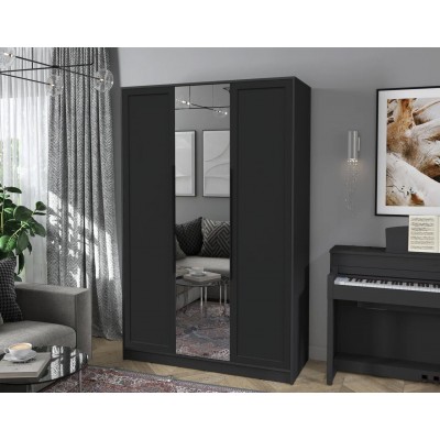 Шкаф комбинированный Концепт Тренд КТ-Ш3(З) (Антрацит/Черный) фабрика Интерлиния  