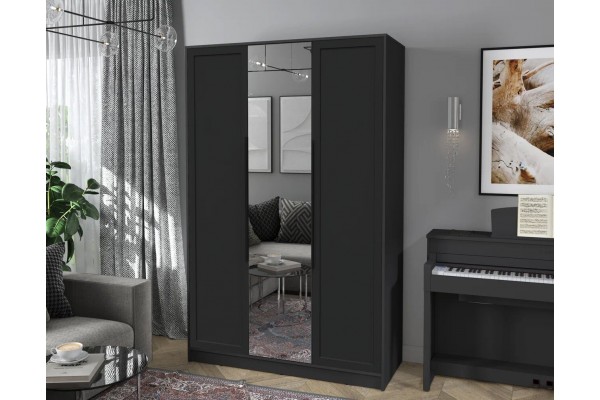 Шкаф комбинированный Концепт Тренд КТ-Ш3(З) (Антрацит/Черный) фабрика Интерлиния