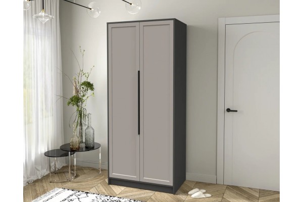 Шкаф комбинированный Концепт Тренд КТ-Ш2 (Антрацит/Луна) фабрика Интерлиния