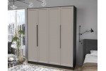 Шкаф комбинированный Концепт Тренд КТ-Ш4 (Антрацит/Луна) фабрика Интерлиния