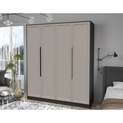 Шкаф комбинированный Концепт Тренд КТ-Ш4 (Антрацит/Луна) фабрика Интерлиния  