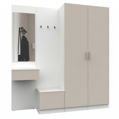  Прихожая Марсель-107 МР 01-107  (ЛДСП Кашемир)