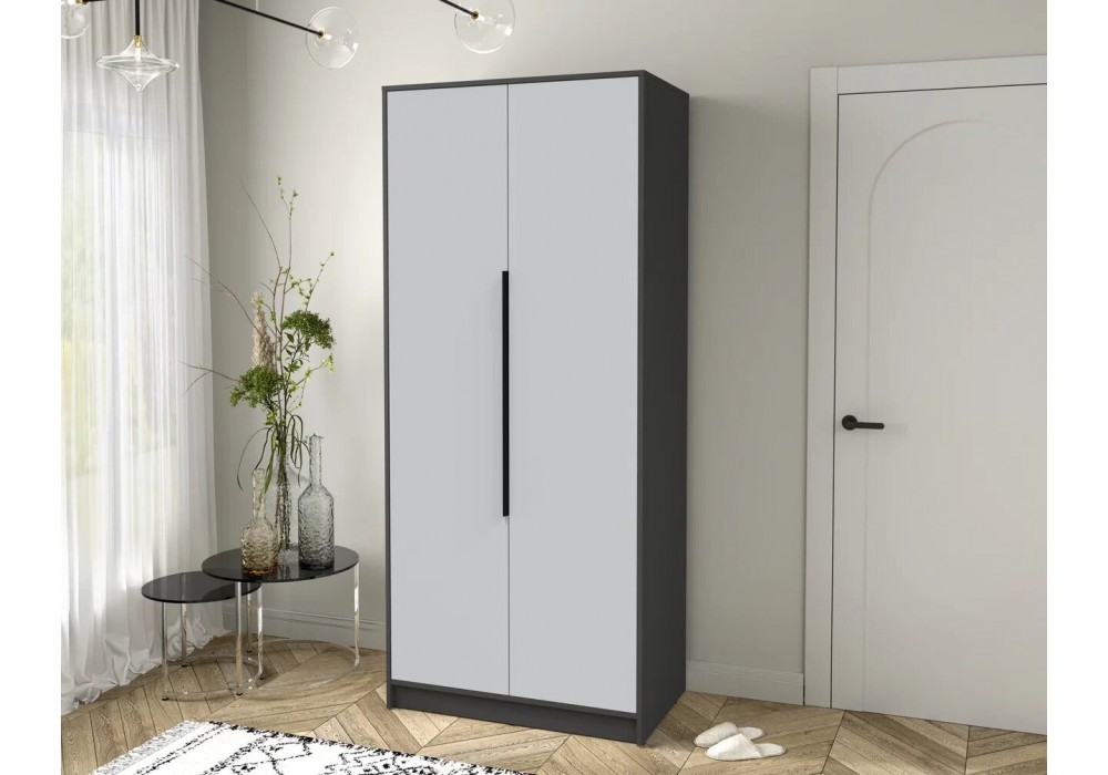 Шкаф комбинированный Концепт КТ-Ш2 (Антрацит/Серый) фабрика Интерлиния в Минске Шкаф комбинированный Концепт КТ-Ш2 (Антрацит/Серый) фабрика Интерлиния