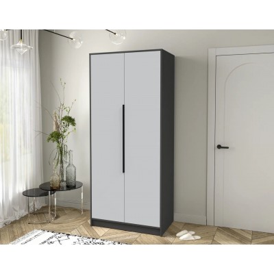 Шкаф комбинированный Концепт  КТ-Ш2 (Антрацит/Серый) фабрика Интерлиния  