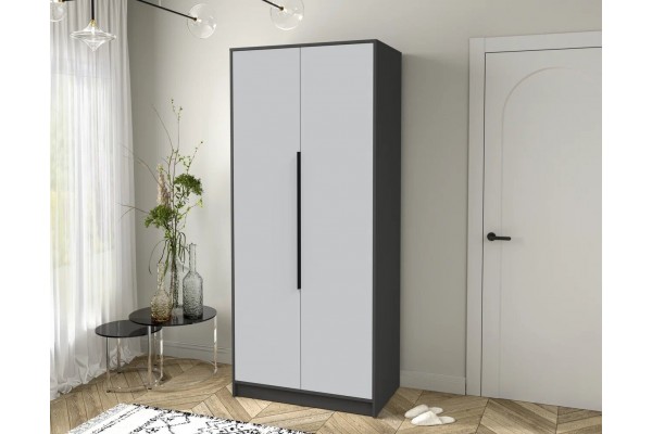 Шкаф комбинированный Концепт  КТ-Ш2 (Антрацит/Серый) фабрика Интерлиния