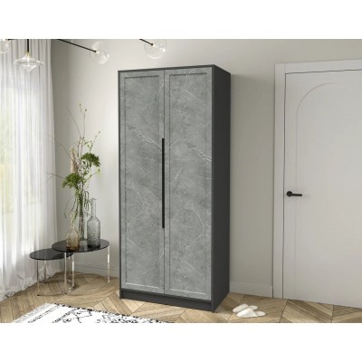 Шкаф комбинированный Концепт Тренд КТ-Ш2 (Антрацит/Керамика) фабрика Интерлиния  