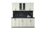 Готовая кухня Тренд Soft-touch 1,9А (Белый/ Белый) фабрика Интерлиния
