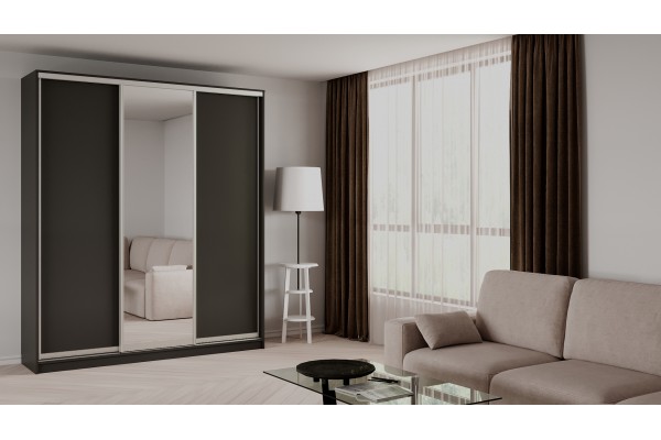 ШКАФ-КУПЕ ELGON KKX 04 (Кобальт/Хром)  фабрика Рэйгрупп