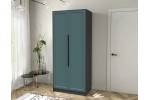Шкаф комбинированный Концепт Тренд КТ-Ш2 (Антрацит/Верде) фабрика Интерлиния