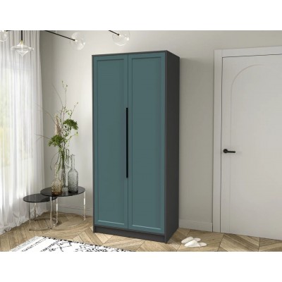 Шкаф комбинированный Концепт Тренд КТ-Ш2 (Антрацит/Верде) фабрика Интерлиния  