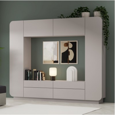 Стенка Лаванда 2 (кашемир)  фабрика Олмеко  Стенка Лаванда 2 (кашемир)  фабрика Олмеко