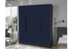 Шкаф комбинированный Концепт Тренд КТ-Ш4 (Антрацит/Индиго) фабрика Интерлиния