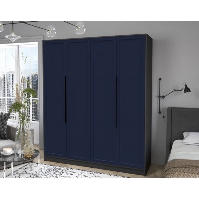 Шкаф комбинированный Концепт Тренд КТ-Ш4 (Антрацит/Индиго) фабрика Интерлиния  