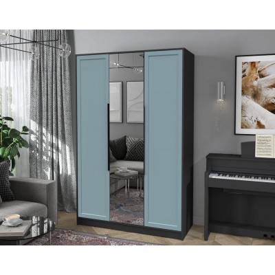 Шкаф комбинированный Концепт Тренд КТ-Ш3(З) (Антрацит/Океан) фабрика Интерлиния  