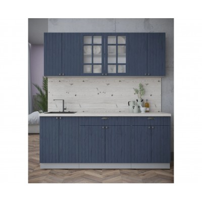 Готовая кухня Берес 2,0А (Дуб Королевский/ Дуб Королевский) фабрика Интерлиния Готовая кухня Берес 2,0А (Дуб Королевский/ Дуб Королевский) фабрика Интерлиния