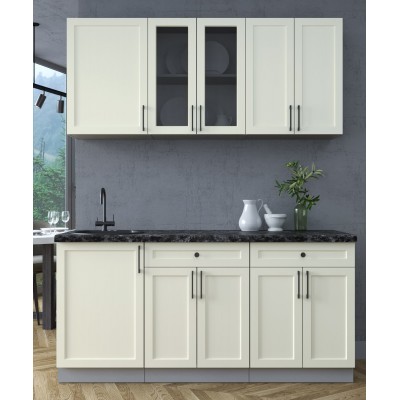 Готовая кухня Тренд Soft-touch 1,7А (Белый/Белый) фабрика Интерлиния Готовая кухня Тренд Soft-touch 1,7А (Белый/Белый) фабрика Интерлиния