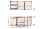 Готовая кухня Матте Soft-touch 1,9А (Белый/ Белый) фабрика Интерлиния