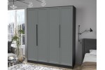 Шкаф комбинированный Концепт Тренд КТ-Ш4 (Антрацит/Серый) фабрика Интерлиния
