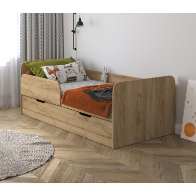 Кровать Анеси-5 (Дуб золотой)  фабрика Интерлиния  