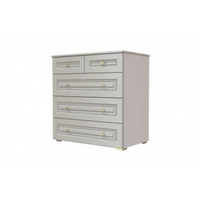 Комод Олимп 5 ящиков (Холодный серый/Фисташковый) фабрика Браво Мебель Комод Олимп 5 ящиков (Холодный серый/Фисташковый) фабрика Браво Мебель