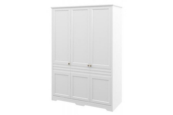 Шкаф для одежды МН-040-18 МС Денвер (Белый матовый/Белый) Мебель-Неман